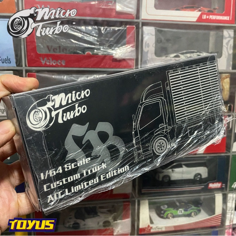 Micro Turbo - Container Truck Custom Wing Truck LBWK Black