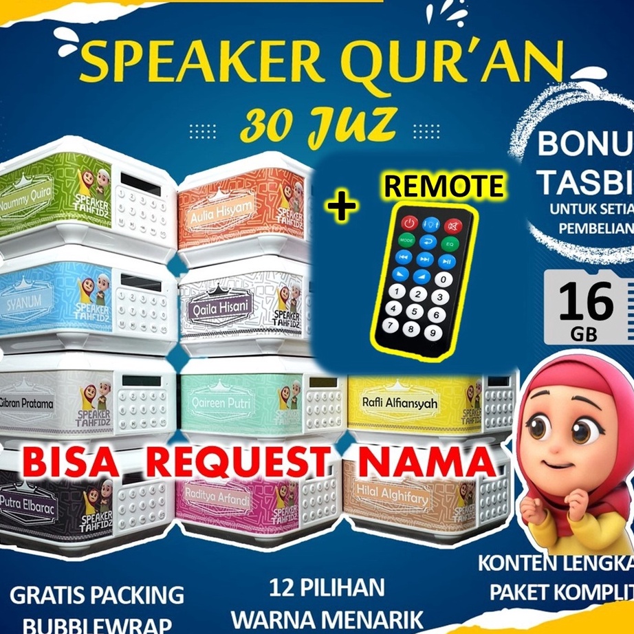 Speaker Murotal Speker Murottal Al Quran 16 GB 3 JUZ NUSA RARA