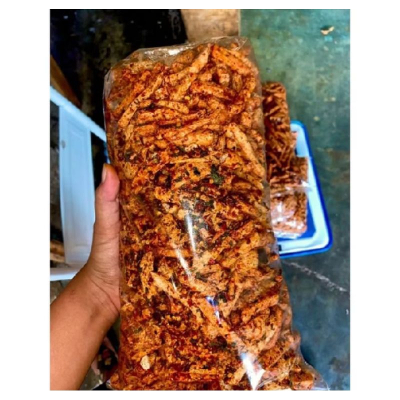 

basreng pedas manis balado daun jeruk kemasan 500gr