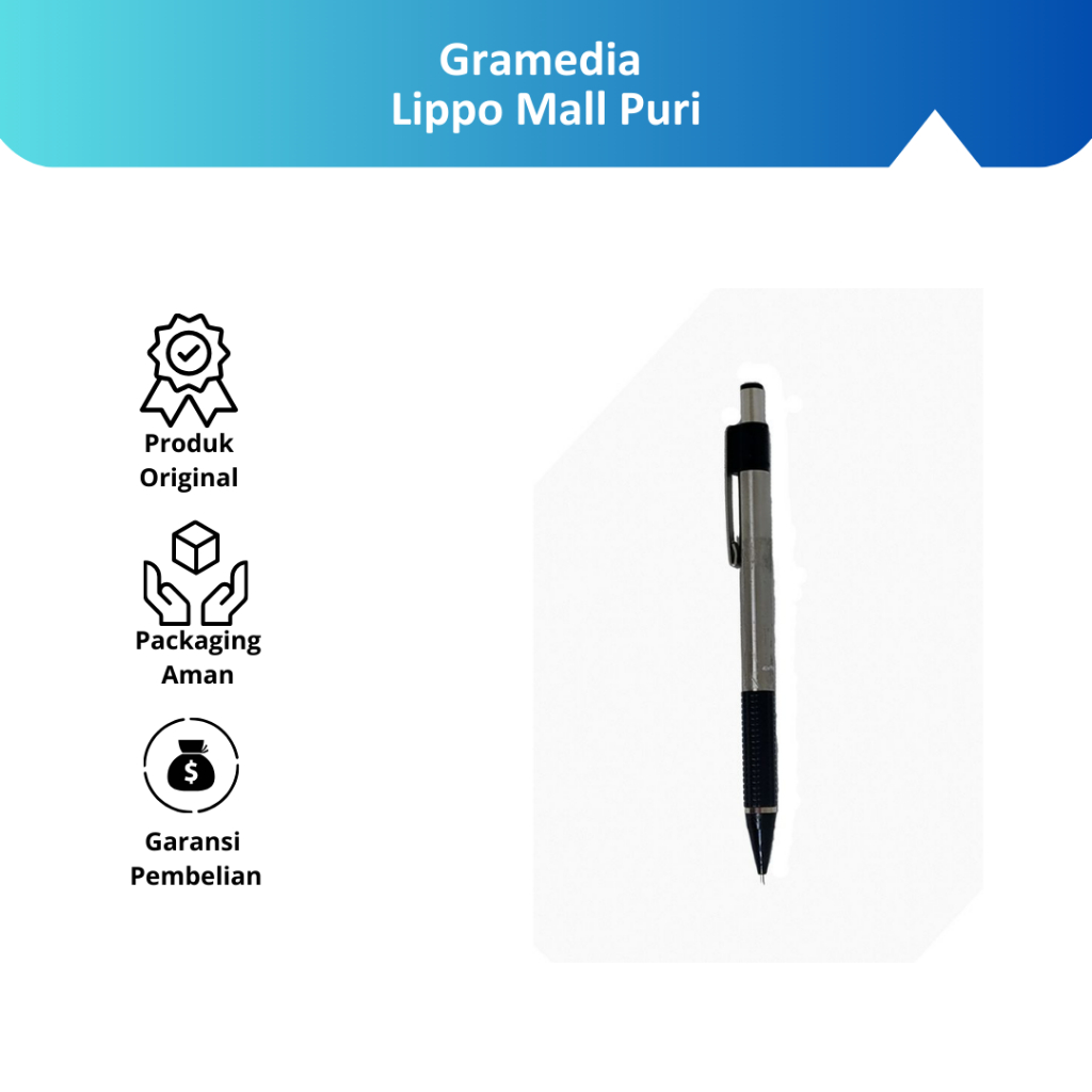 

Gramedia Lippo Mall Puri - Zebra - Pensil Mekanik M-301 Hitam