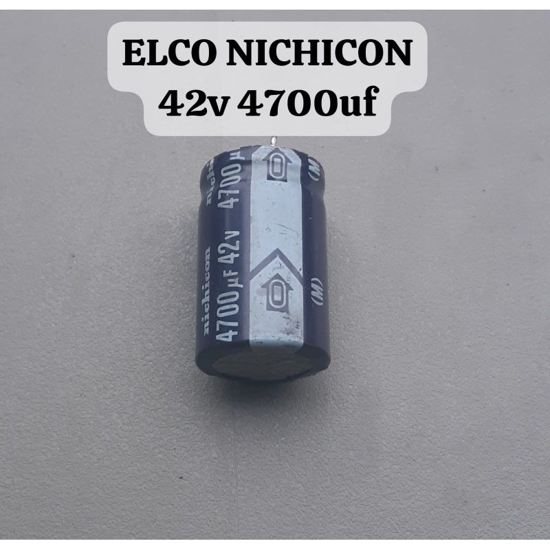 ELCO NICHICON 42v 4700uf ORIGINAL COPOTAN