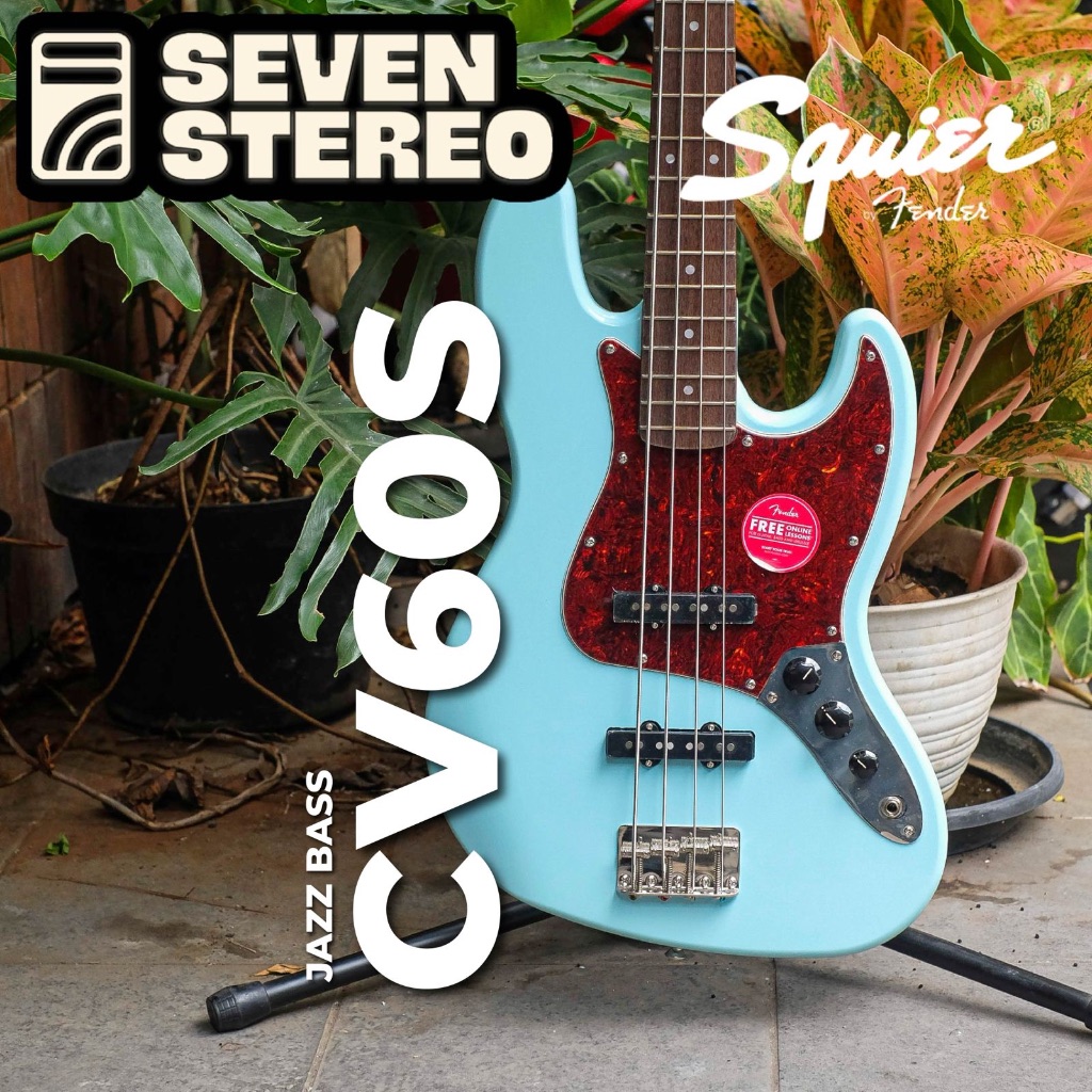 Squier Classic Vibe 60s Jazz Bass Daphne Blue