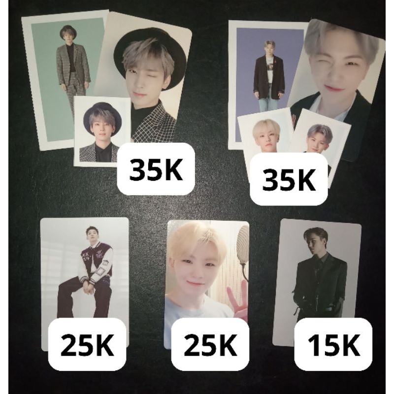 CLEARANCE OFFICIAL PHOTOCARD SEVENTEEN WONWOO WOOZI VERNON