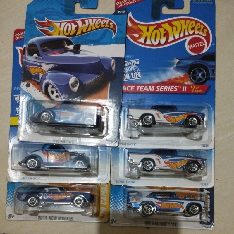 Hotwheels Blue Card  Tampo Hotwheels