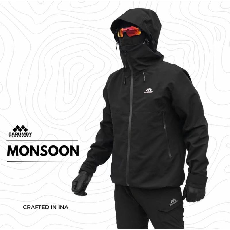 Jaket Carumby X Ifahonym Jaket Carumby Gorpcore Carumby Jaket Carumby Moonson Drizzle