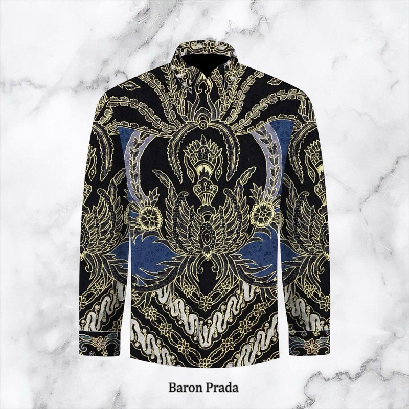 Kain batik tulis sutra prada premium kemeja batik tulis pria asli 100% premium SA104