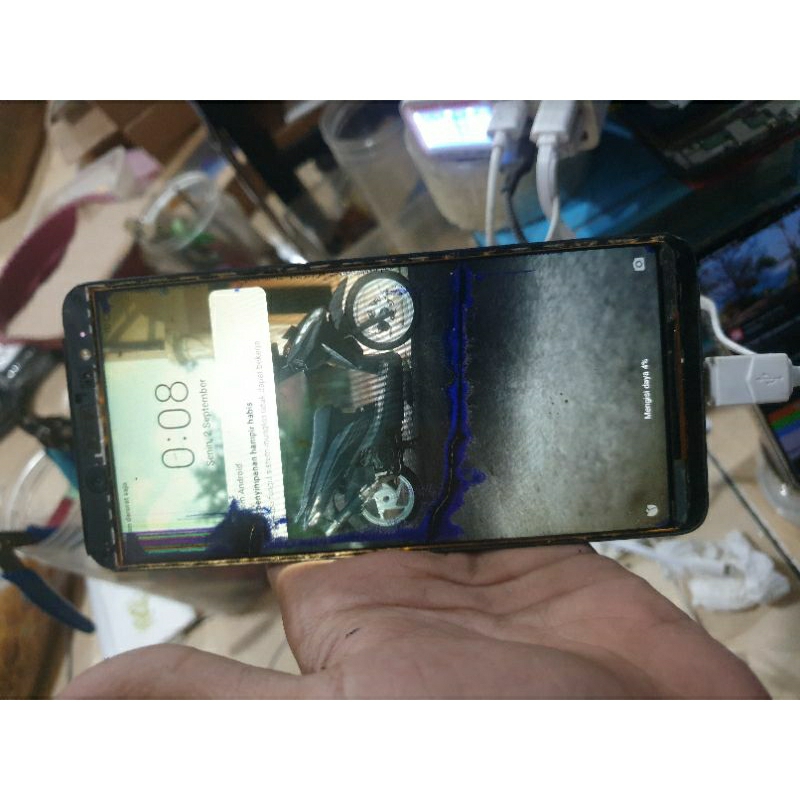 Mesin redmi note 5 pro ram3/32 normal bonus pin