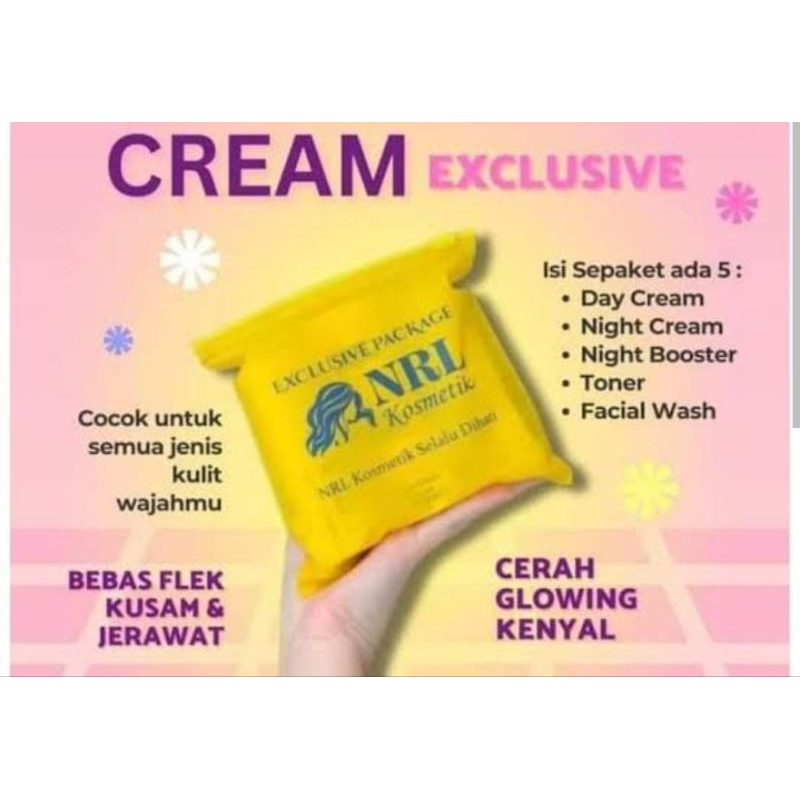 NRL EKSLUSIF BPOM/NRL ORIGINAL 100% BPOM GLOWING/NRL FLEK/NRL FLEK HITAM/NRL FLEK SERIES/NRL ACNE BP