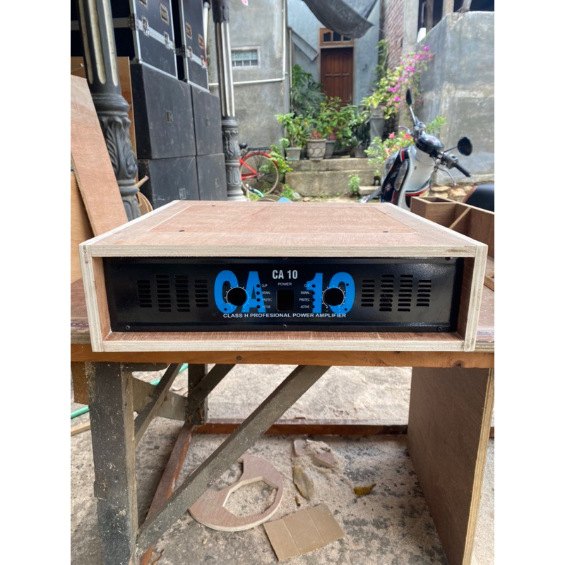 BOX POWER AMPLIFIER CA 10 MODEL BUILT UP TRIPLEK TEBAL 15MM