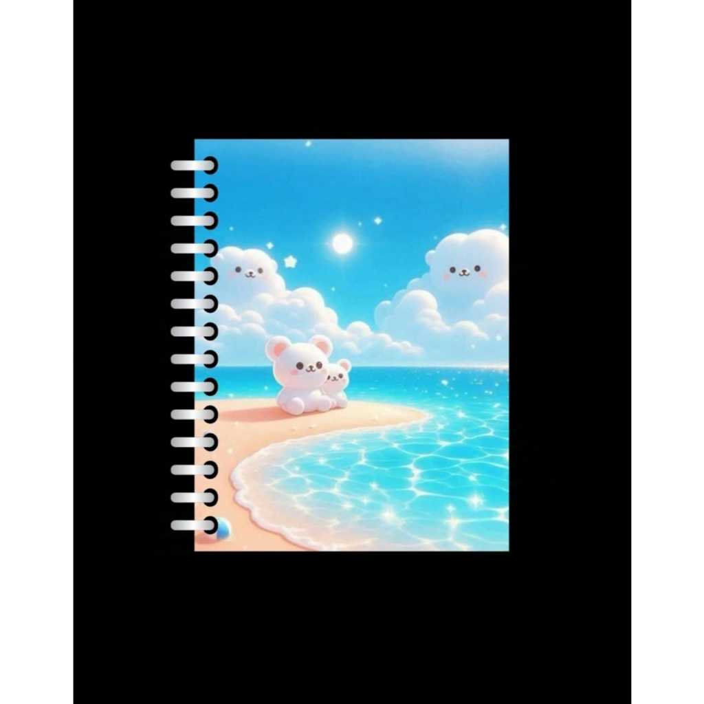 

Notebook 50 Lembar A5/Notebook spiral 100 halaman/Notebook A5