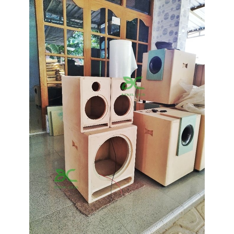 Box Speaker 2.1 - Paket Box Subwoofer 8 inch + Speaker Monitor 6 inch