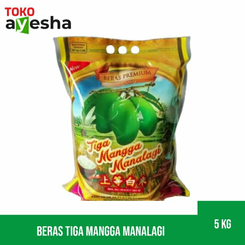 

Beras Premium Tiga Mangga Manalagi 5 kg
