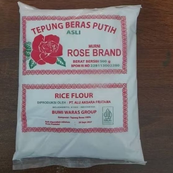 

Tepung Beras Rose Brand 500gr (PER KARTON)