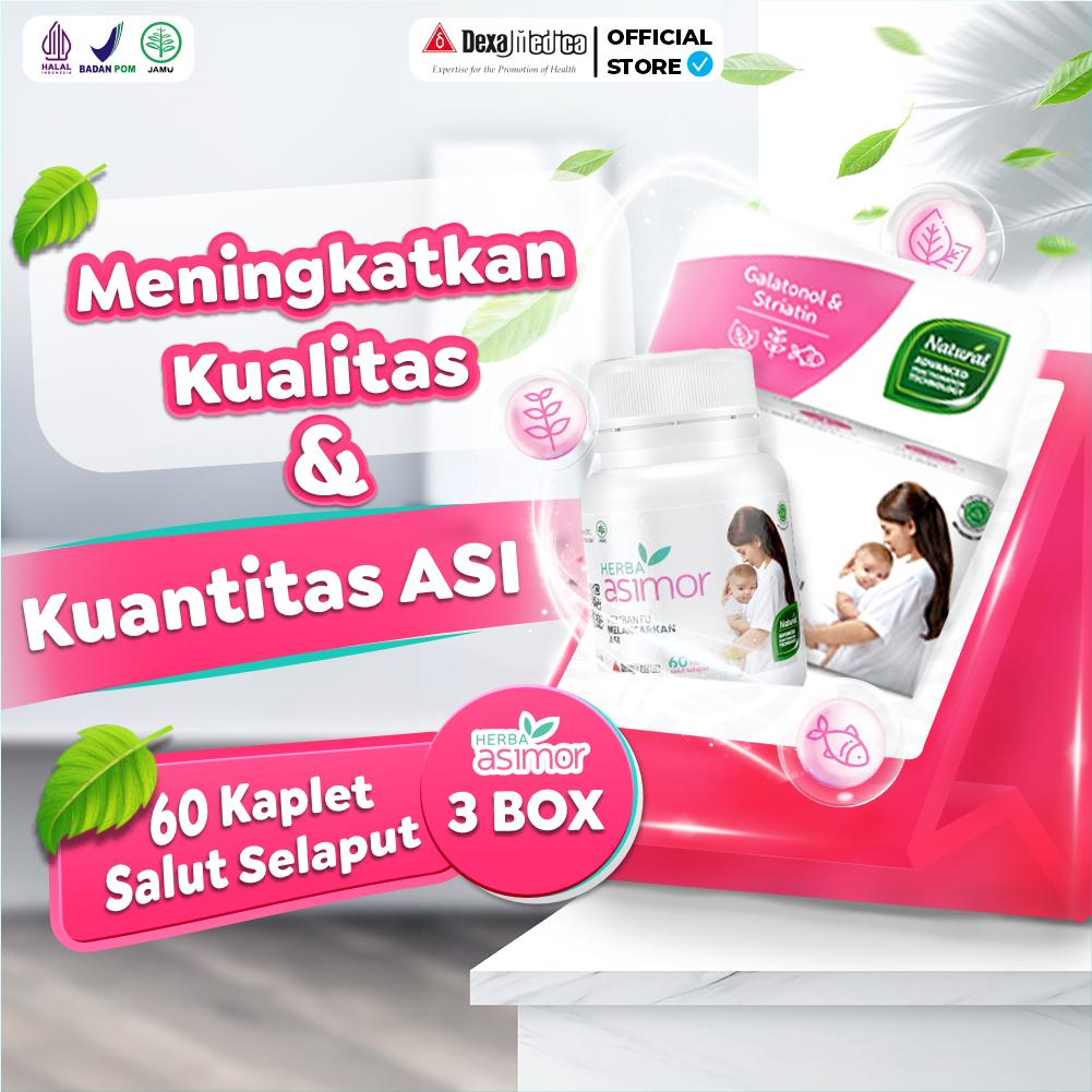 3 Box HERBA Asimor 60 Kaplet – Asi Booster