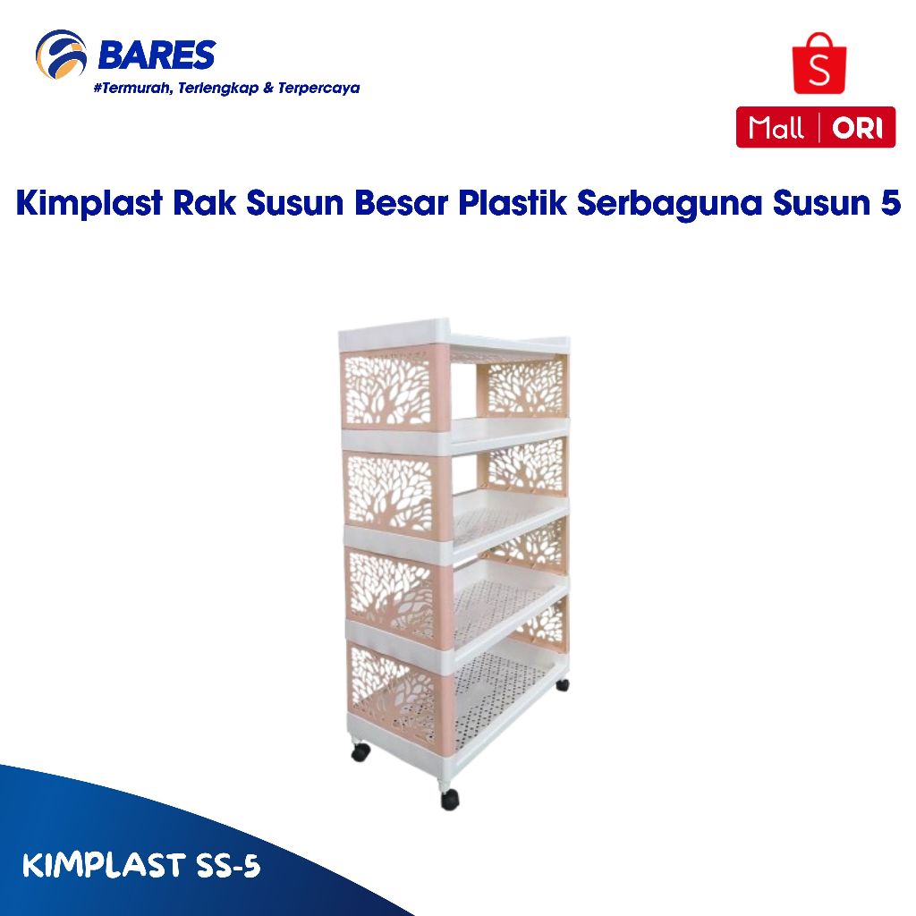 Kimplast Rak Susun Besar Plastik Serbaguna Susun 5