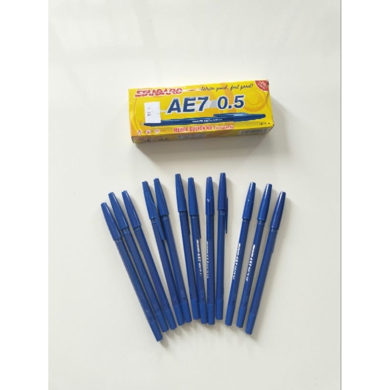

BOLPEN / PENA / PULPEN STANDARD AE7 0.5 MM TINTA BIRU