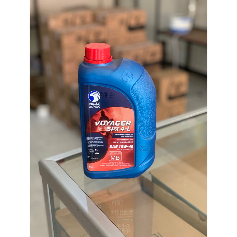 Oli Mesin Matic Adnoc Voyager SPX 4-L 1L Original oli mesin adnoc ednok adnok matic matik metik meti