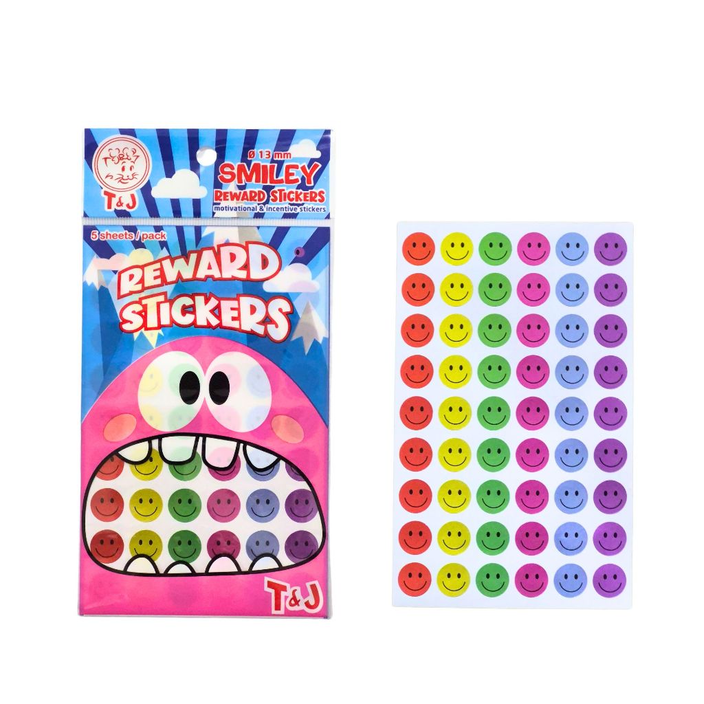 

Smile Reward Stickers T&J