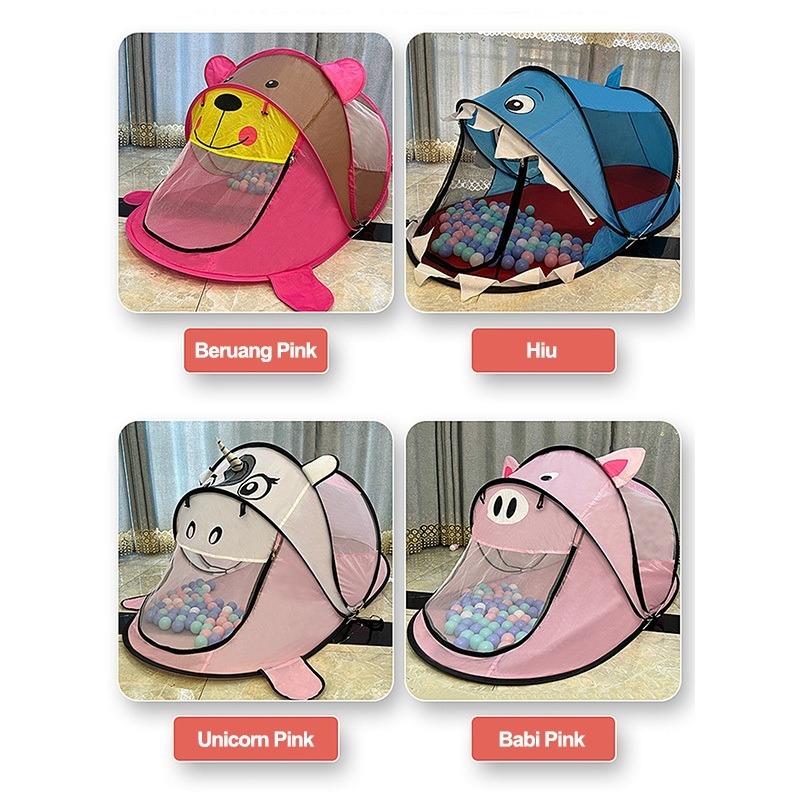 TERBARU Tenda Anak/Tenda Camping Anak Lipat Mainan/Tenda Anak Karakter /TENDA CAMPING ANAK LIPAT/