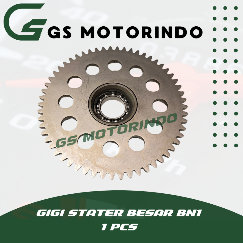 gigi sentrik besar gigi stater besar BN1 mio m3 mio 125 fino f1 xeon rc gt125 ori GS MOTORINDO.