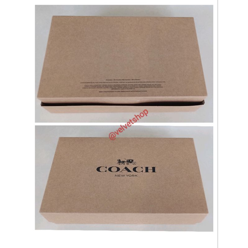 

Paper box gift wallet original dompet fashion exclusive branded COACH