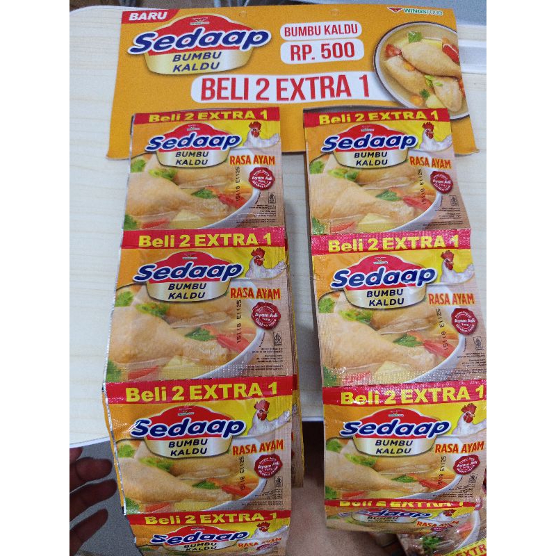 

sedaap bumbu kaldu ayam isi 36 pcs