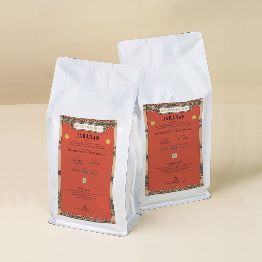 

Roemah Koffie Premium Whole Beans Pure 100% Robusta Temanggung Jaranan 1 Kg Espresso Roast Single Origin - Biji Kopi Nusantara