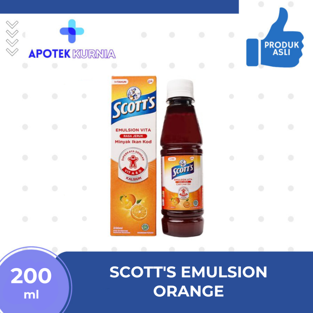SCOTT'S EMULSION ORANGE - 200 ML