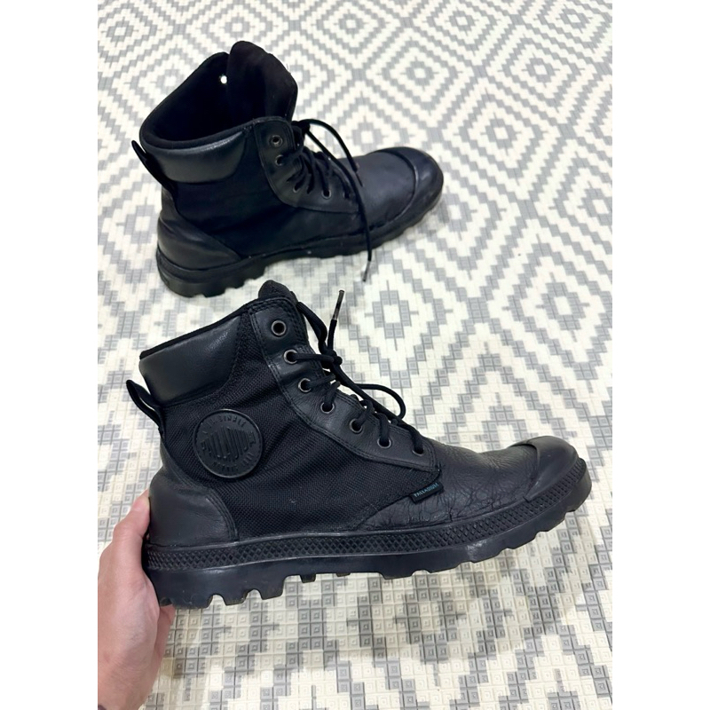 Original PALLADIUM WATERPROOF BLACK BOOTS 43