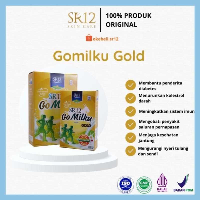 

Gomilku Gold SR12 - Go Milku Gold - Susu Khusus Lansia