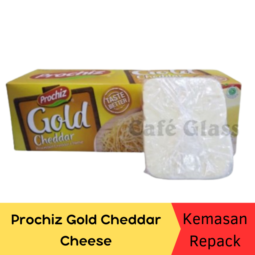 

Prochiz Gold Cheddar Cheese / Keju Cheddar Repack