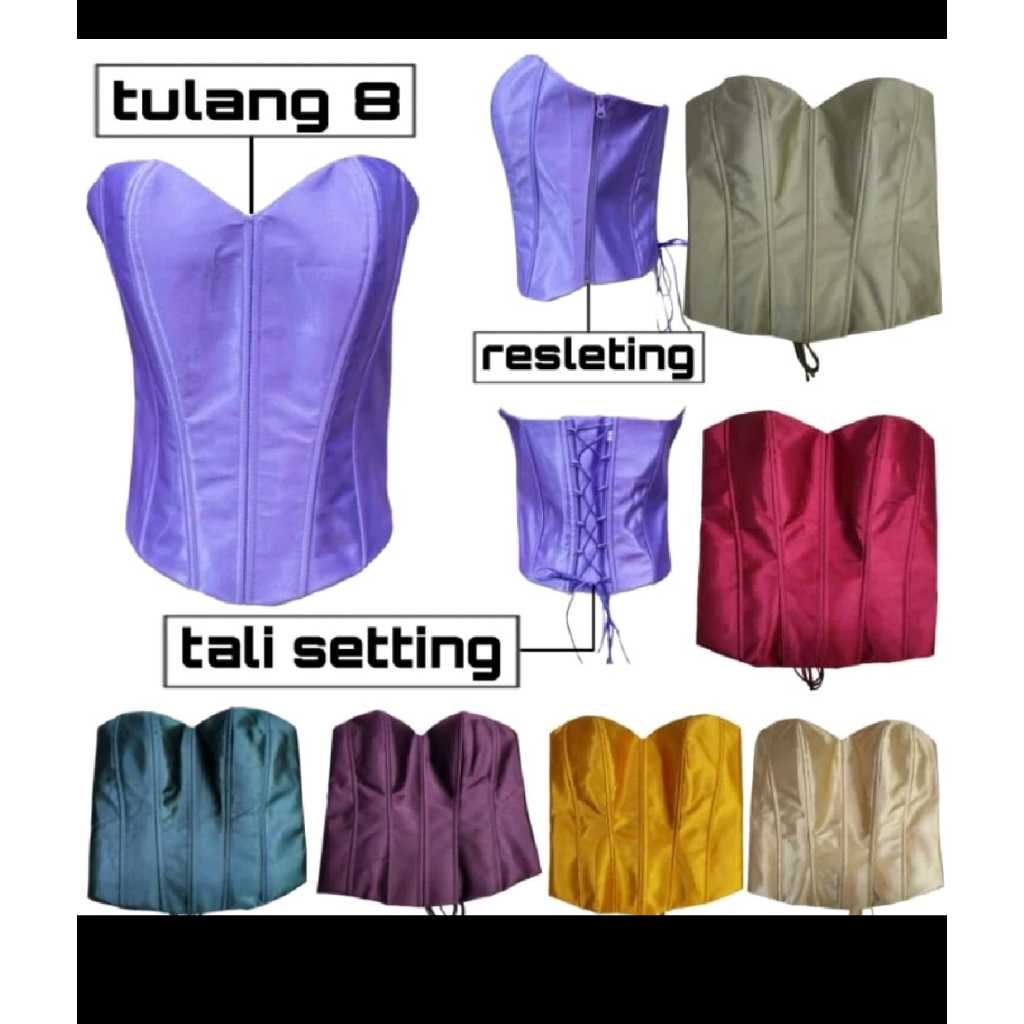 Longtorso kebaya /Longtorso dalaman Kebaya / Longtorso Premium / Korset kemben Bustier