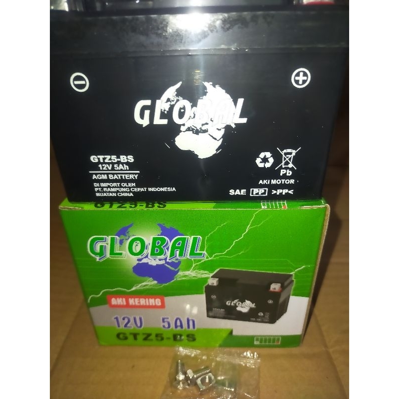 Aki/Accu/Battery MF GTZ-5S Global 5Ah [Aki Kering]