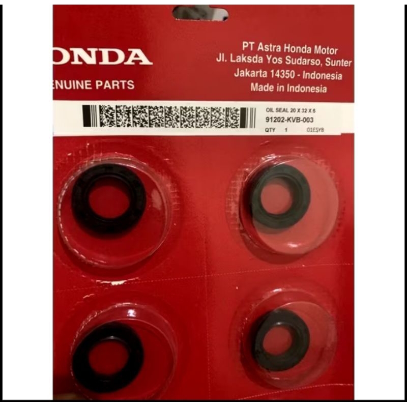 oil seal as pully cvt honda original 20×32×6 seal as pully cvt beat fi Scoppy esp Vario 110 / 125