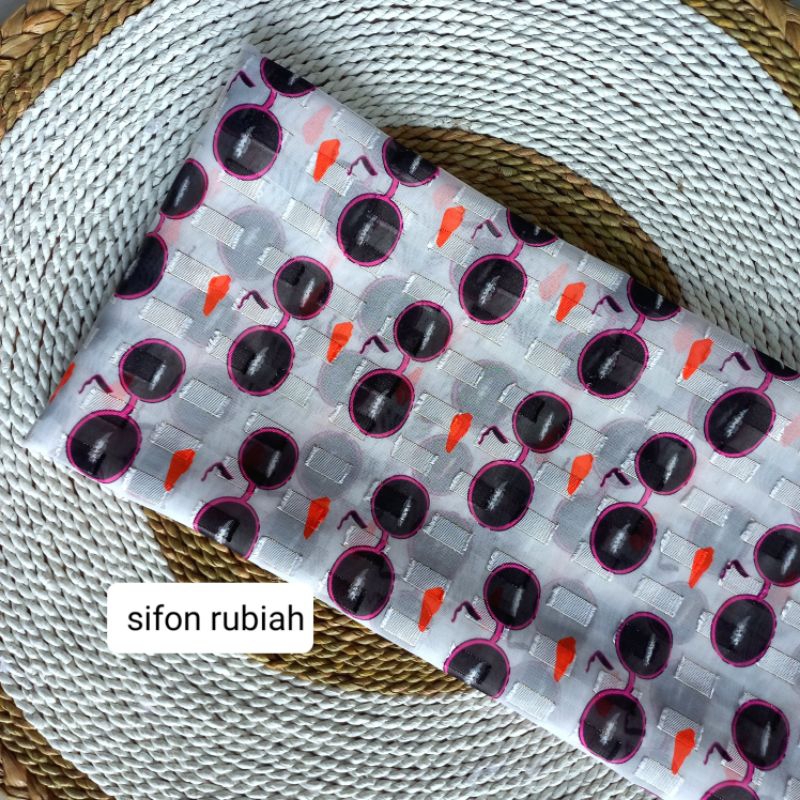 kain sifon rubiah motif terbaru