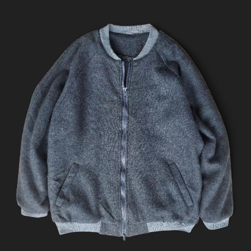 Casual Wool Sherpa Men's Jacket - Jaket Pria Wanita Unisex Tebal Second