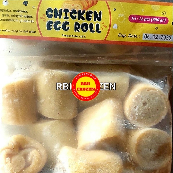 

Chicken Egg Roll Sakana Indoprima Isi 12 pcs 300 Gr