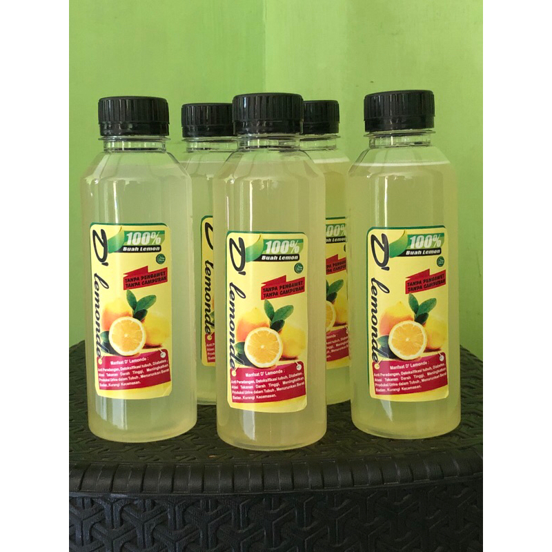 

250ml Lemonade 100% dari buah lemon california asli dan gula asli