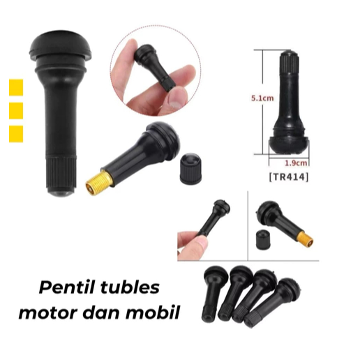 Pentil Ban Tubeless Tubless Karet Pentil Ban Motor Ban Mobil