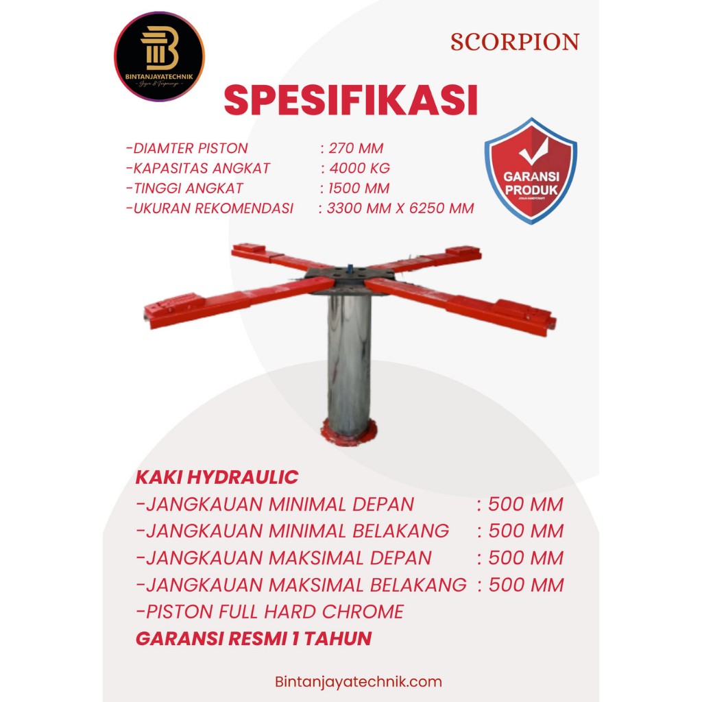 Hidrolik Cuci Mobil Tipe X / Hydraulic Steam Mobil X 115