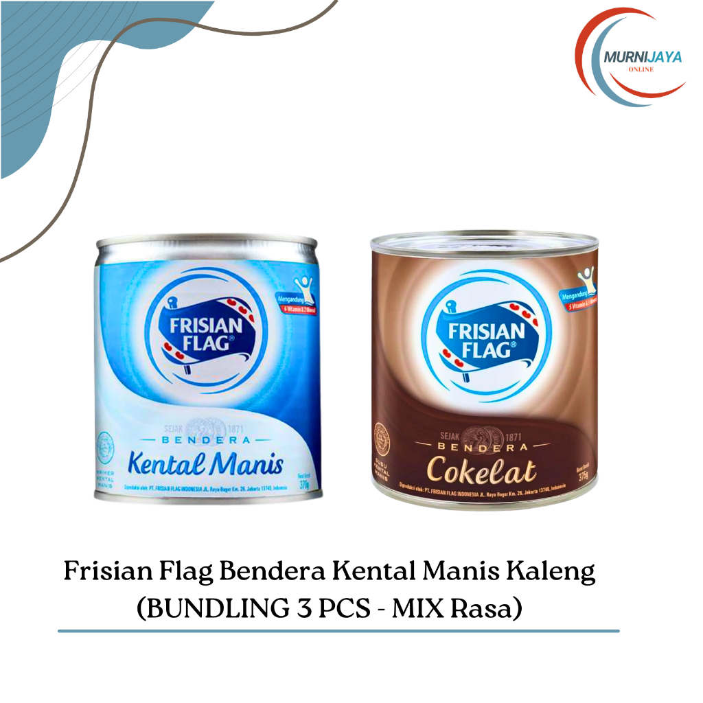 

Frisian Flag Bendera Kental Manis Kaleng 370 gr - MIX Rasa Cokelat/Kental Manis (BUNDLING 3 PCS X 370 GR)