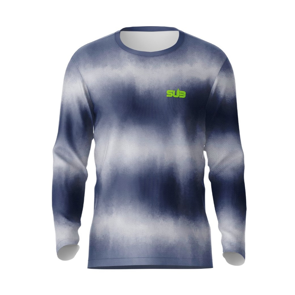 SUB JERSEY RHYTHM MEN LONG SLEEVE RUNNING JERSEY Baju Lari Aktif Dry Fit Pria Lengan Panjang Long Sl