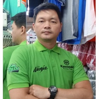 KWS15 Kawasaki Ninja Green Team Zx25R Monster kaos kemeja bordir