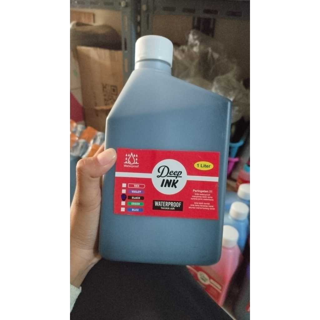

Jual Tinta Stempel Kardus Karton Tinta Waterproof Ukuran 1 Liter Tahan Air