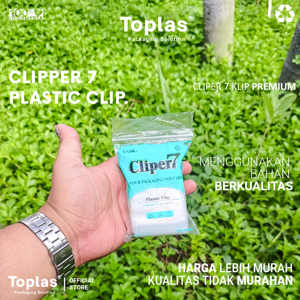Plastik klip (isi 100) / Plastik klip kecil / Plastik klip ziplock / Plastik klip 5x8 6x10 7x10 8x12