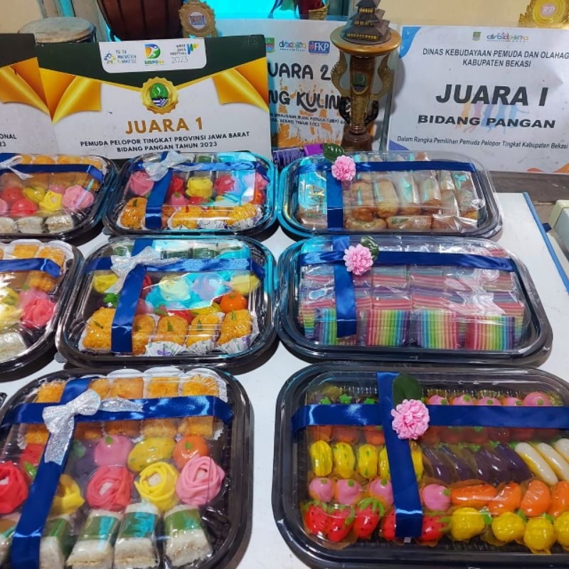 paket 3 kue nampan kue tampah isi 20pcs