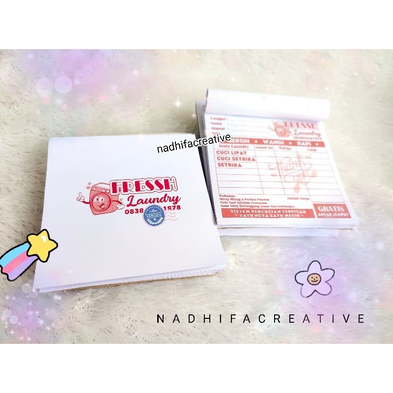 

Nota Custom Design/ Desain sesuai request 1 ply