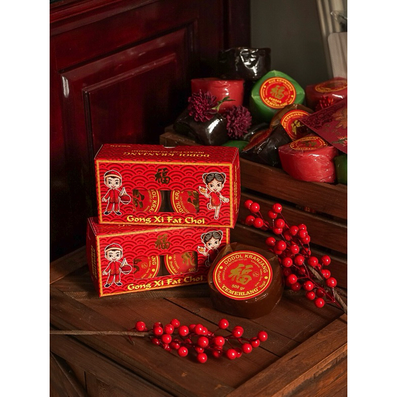 

Kue Keranjang Cemerlang Box Isi 2 @0,5kg Original (Nian Gao Imlek Kue Dodol Halal)