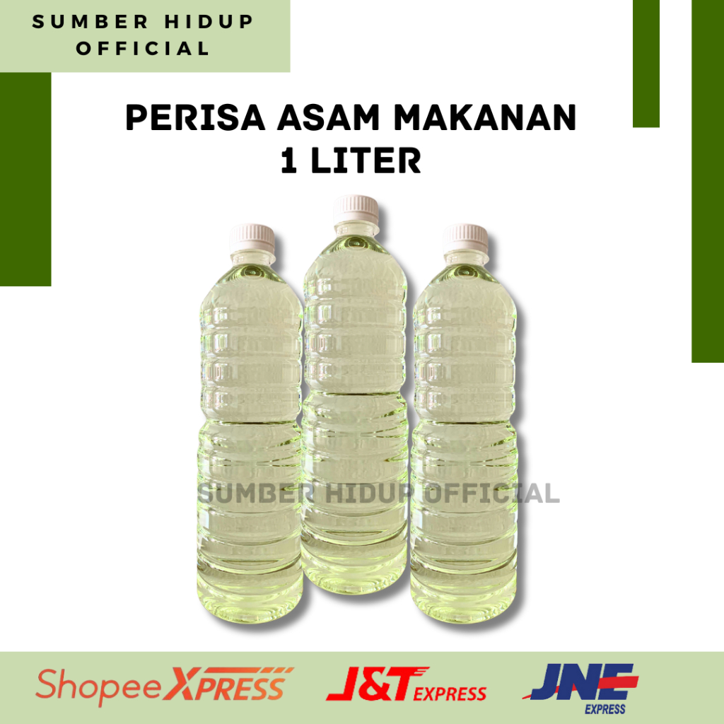 

BIANG CUKA MURNI FOOD GRADE - ACETIC - ASETAT 1 LITER