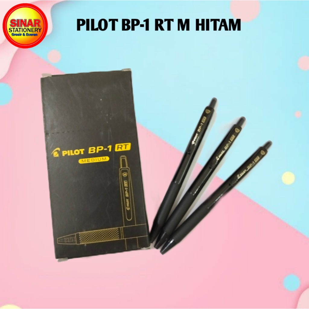 

PILOT Pena BP-1 RT M Hitam per pcs